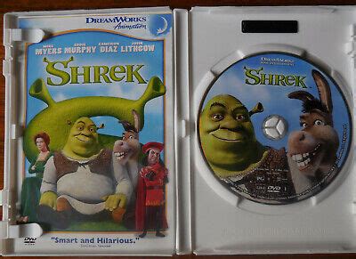 (152) 152 product ratings - Shrek (DVD, 2003, Full Frame) $2.00. 0 bids. $3.92 shipping. Ending Today at 7:28AM PST 4h 3m. Shrek (2001) Voice Stars Mike Myers & Eddie Murphy Animation Comedy DVD New. $10.99. $0.99 shipping. Shrek (Full Screen) $3.99. Free shipping. DVD SALE #2, PICK & CHOOSE YOUR MOVIES, $1.00 EACH, COMBINED …